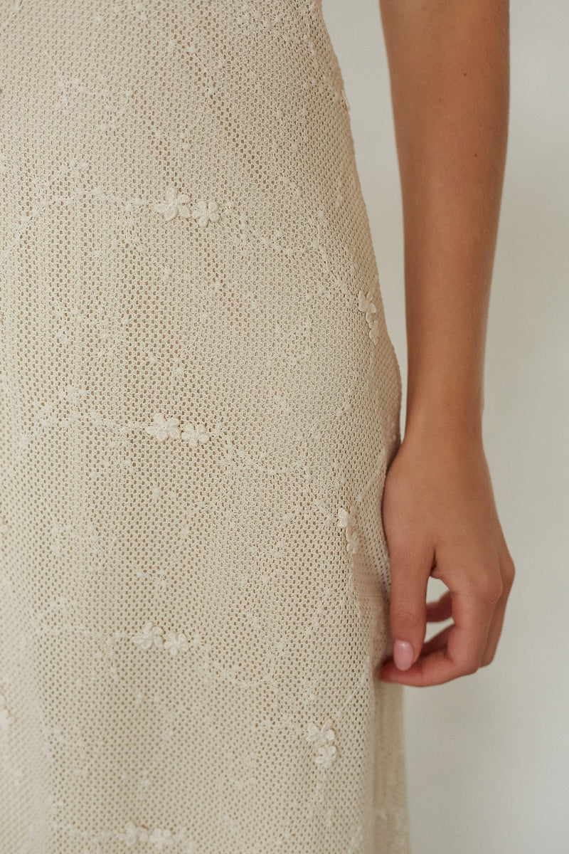 Savvy Halter Knit Maxi Dress | Shop American Threads Boutique Ivory / L Savvy Halter Knit Maxi Dress | Shop American Threads Boutique Ivory / L