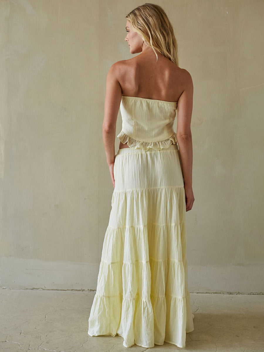 Simona Tiered Maxi Skirt Simona Tiered Maxi Skirt