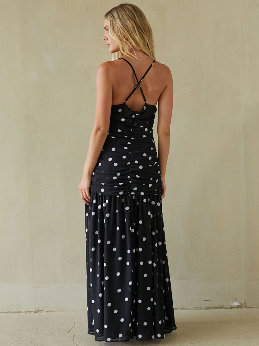 Tansy Ruched Maxi Dress | Shop American Threads Boutique Tansy Ruched Maxi Dress | Shop American Threads Boutique