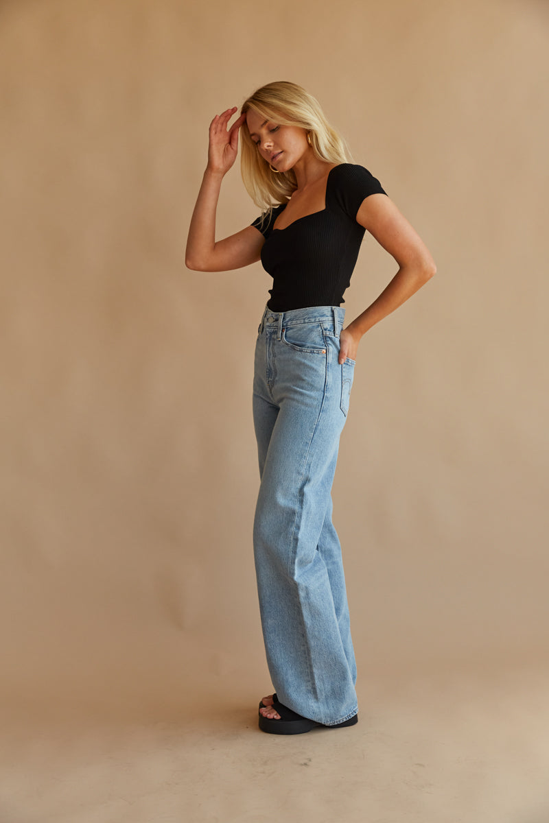 It's official: Wide-leg jeans are the silhouette of the season | Vogue India