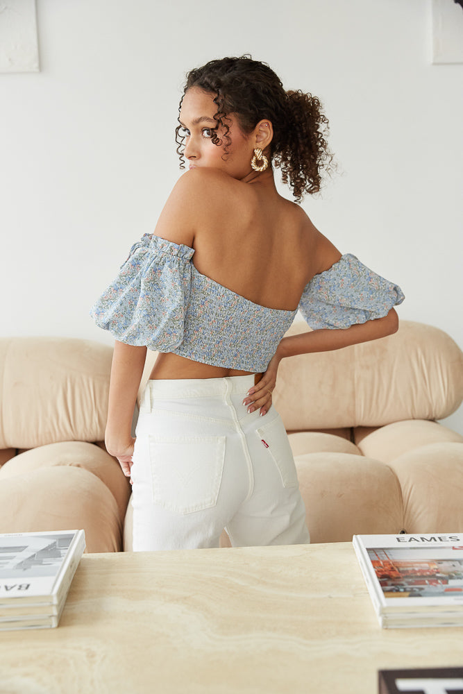 Skylar Off Shoulder Crop Top