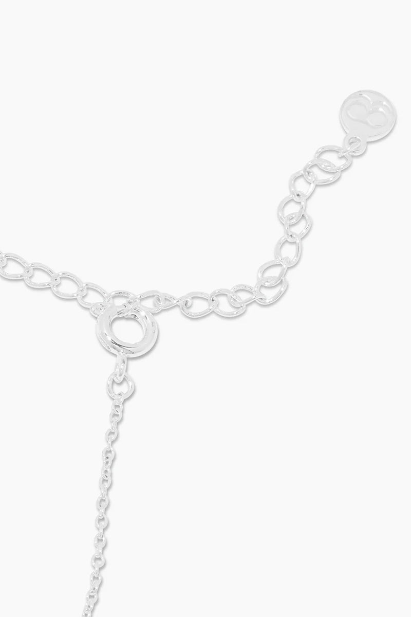 silver gorjana necklace clasp