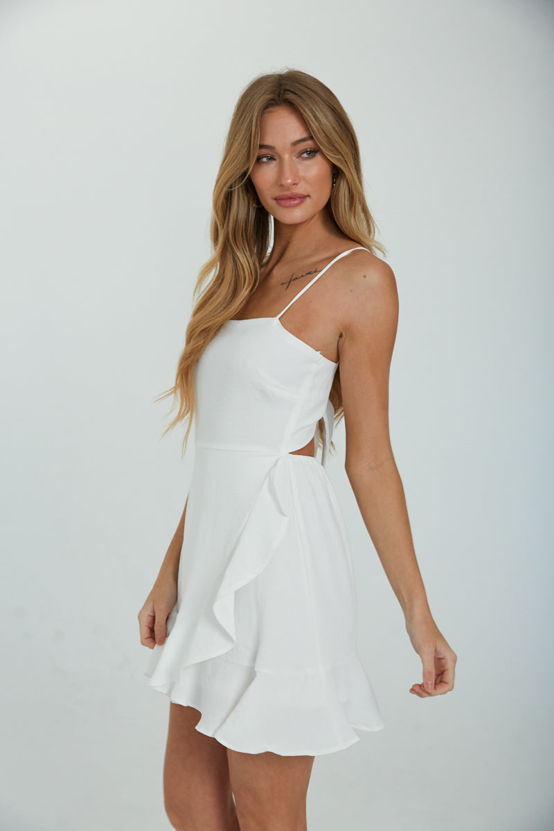 sorority rush little white dress