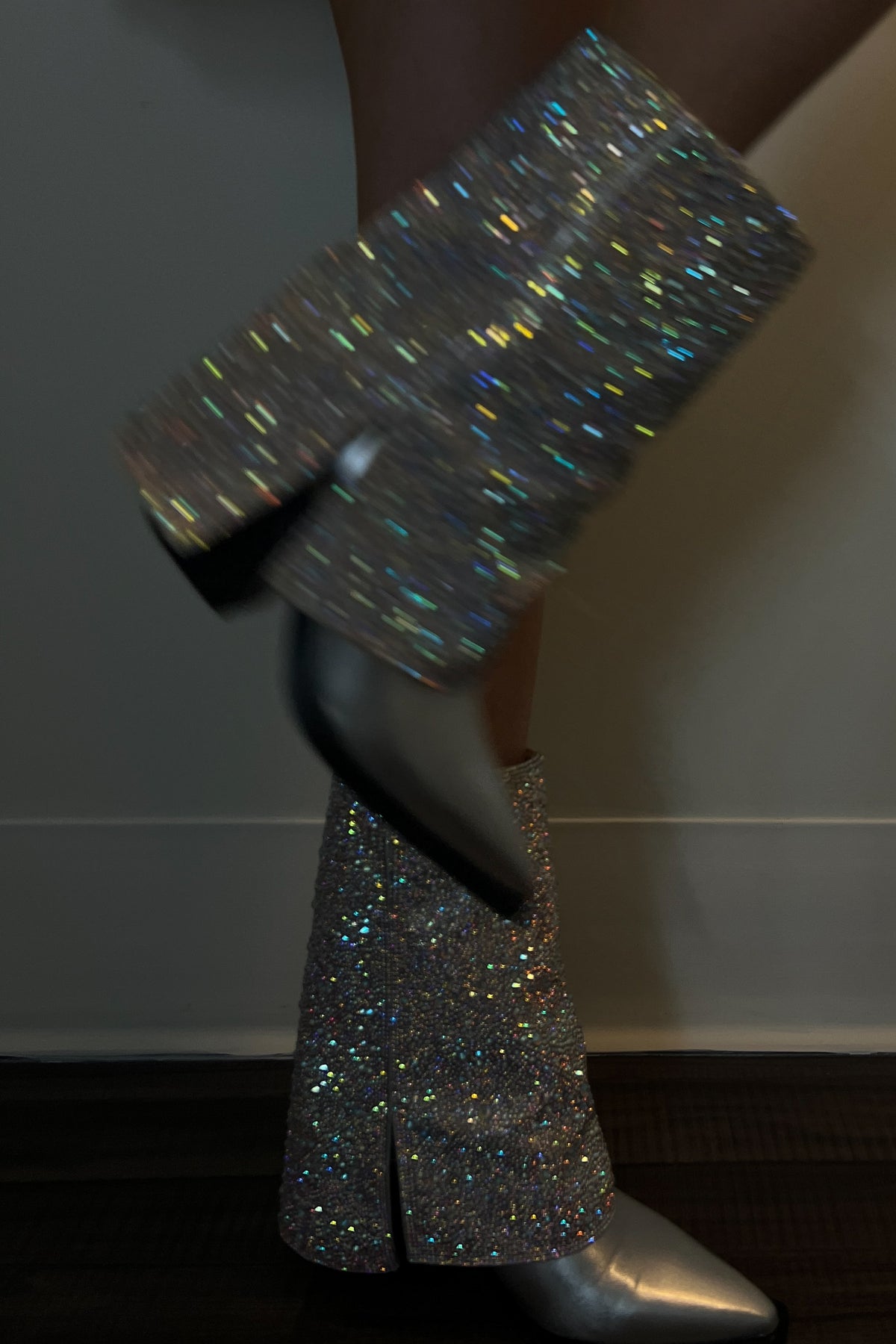 Azalea Wang Annabelle Silver Western Boots • American Threads