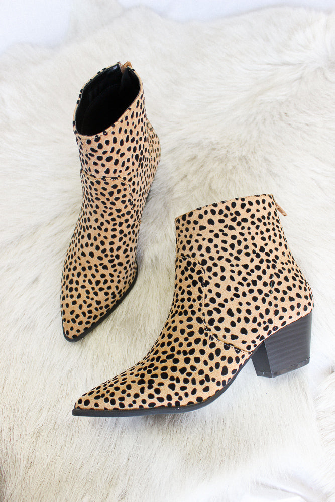 Manhattan Leopard Booties