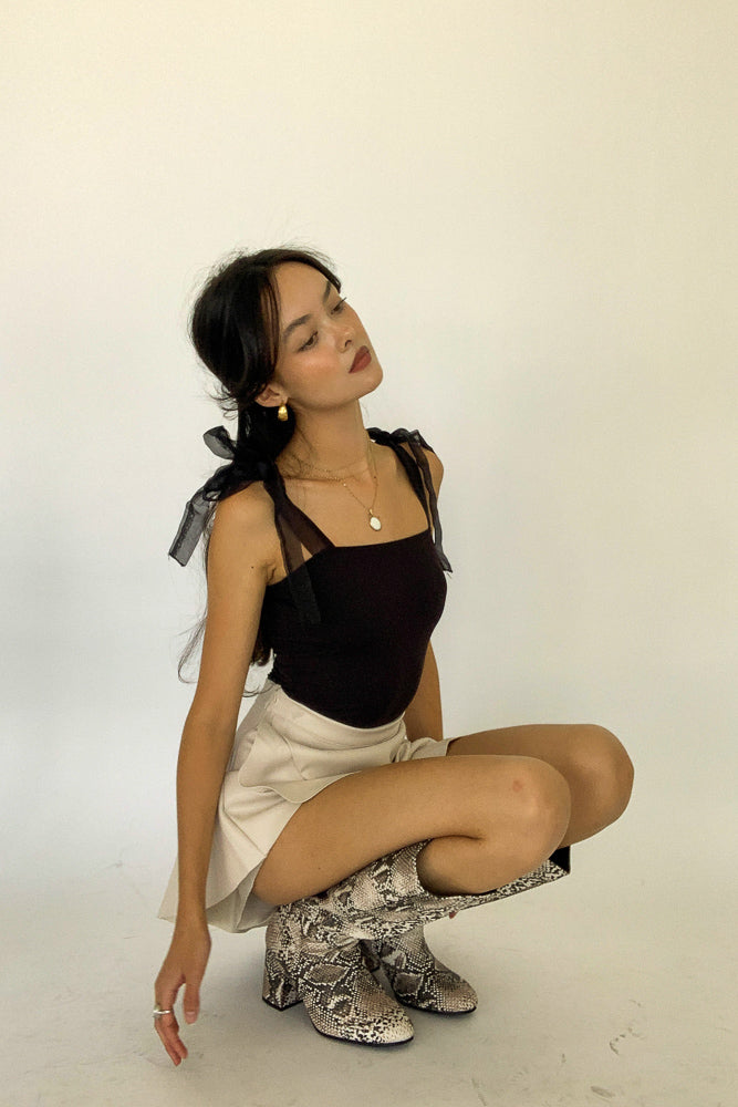 Made With Love Tie Bodysuit