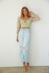 light wash high waisted distressed jeans - outfit of the day - girls night out - girls night - date night