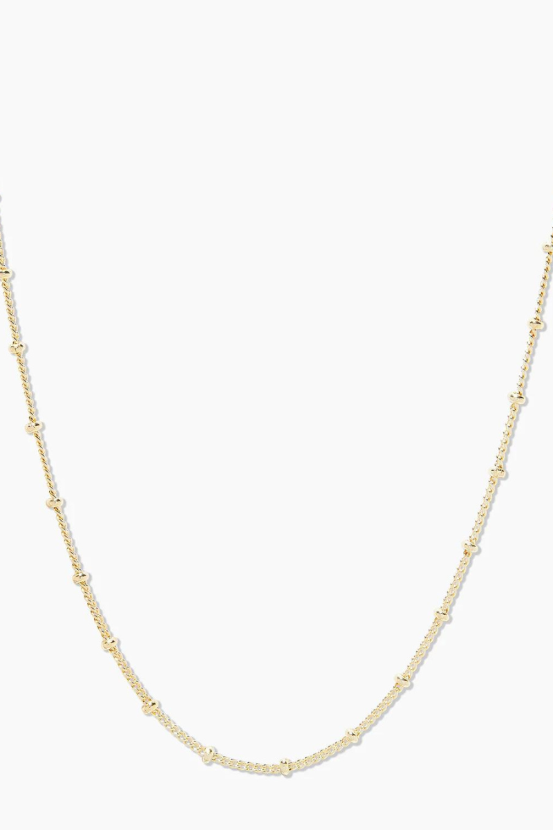 gold Gorjana chain necklace