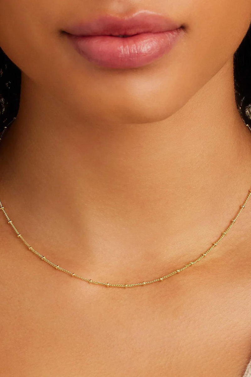 gold chain necklace from Gorjana