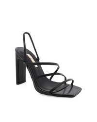 black sling back heel