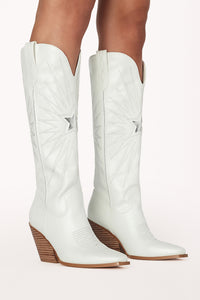 silver star western boots