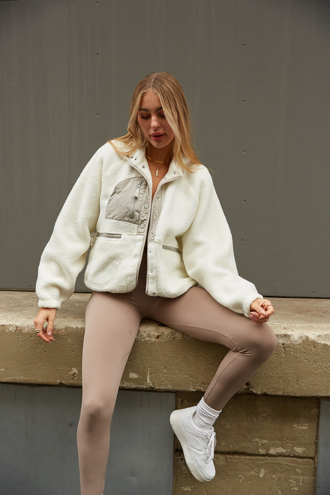 Button up collared jacket