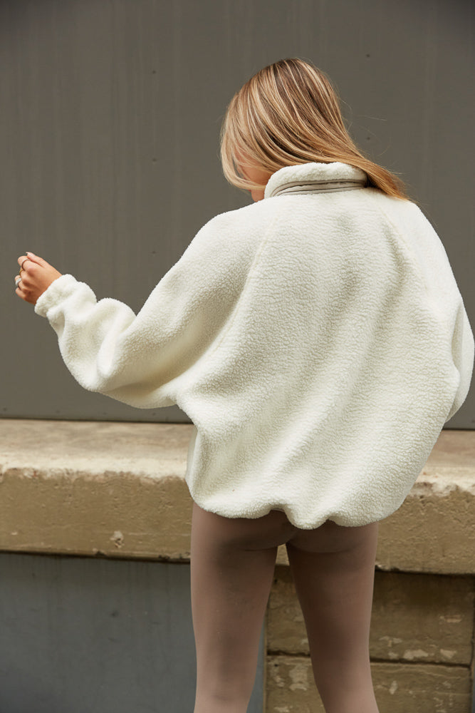 Patagonia inspired fleece jacket