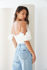 what to wear with a white corset top