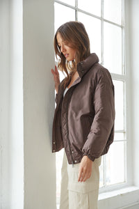 warm bomber jacket - puffer jacket for winter