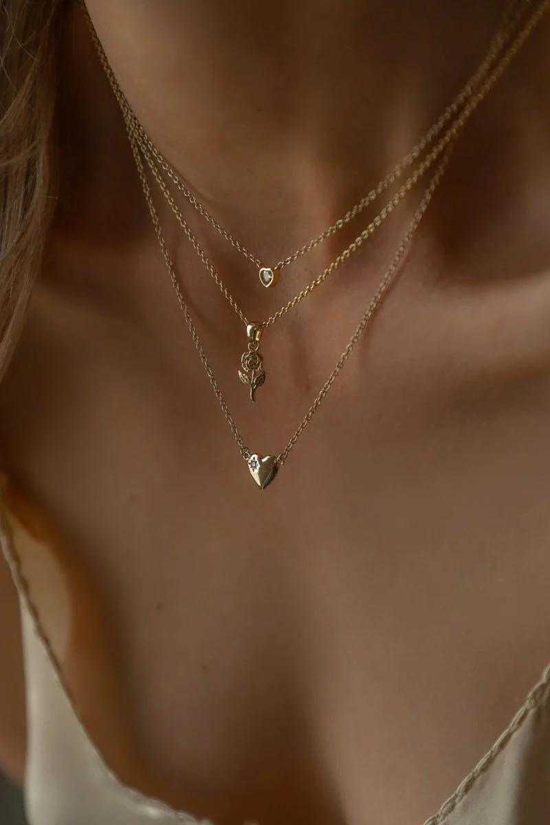 dainty gold layered necklaces from Two And Five