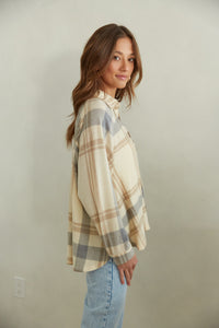 fall fashion - winter fashion - oversized flannel
