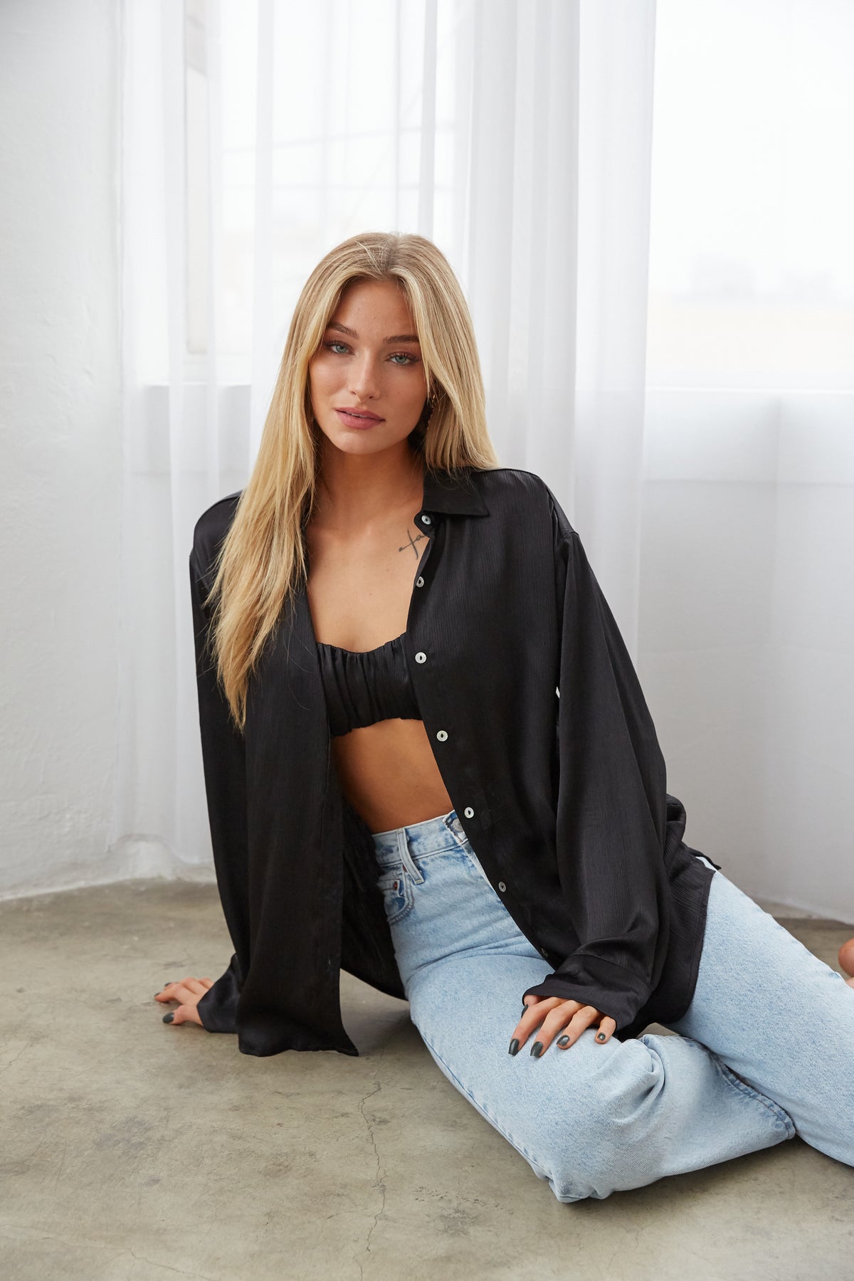 Polly Long Sleeve Bodysuit • Shop American Threads Women's Trendy Online  Boutique – americanthreads