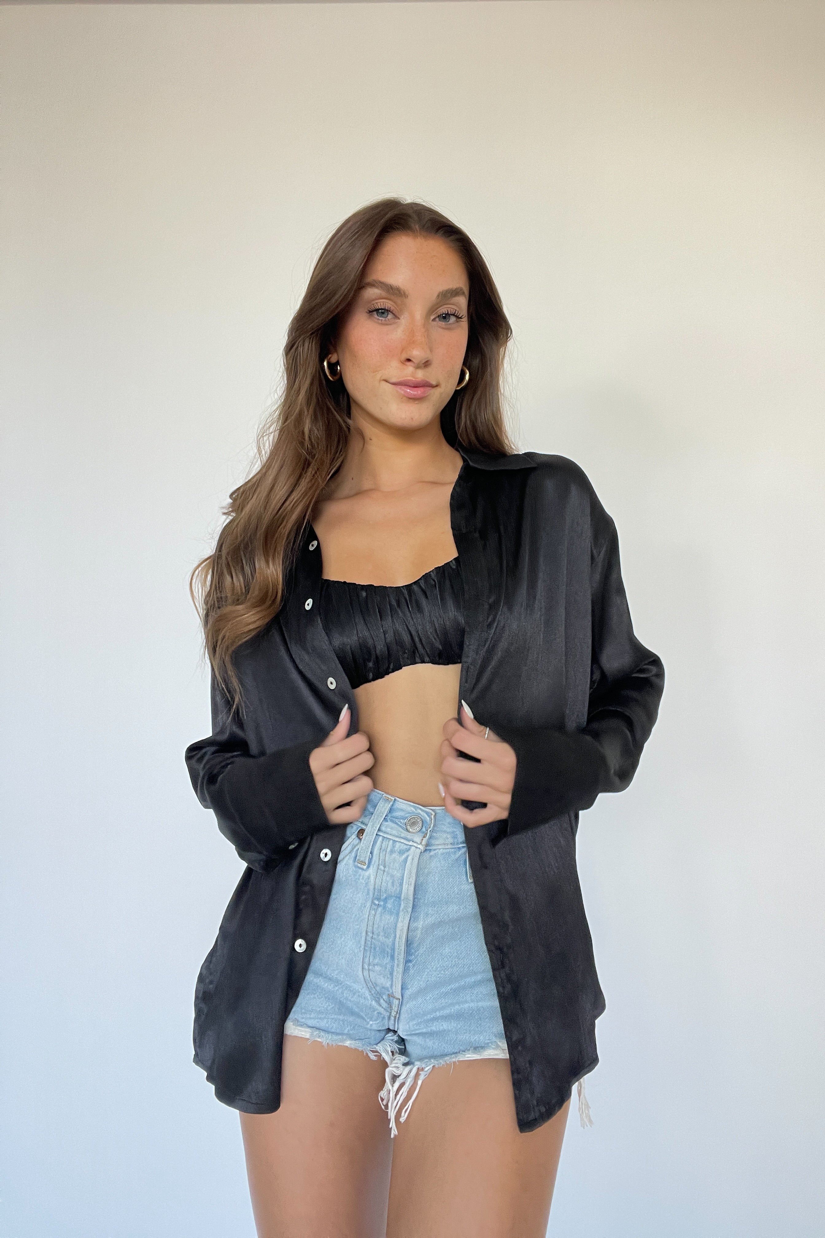 Nora Button Up Shirt Set • Shop American Threads Women's Trendy