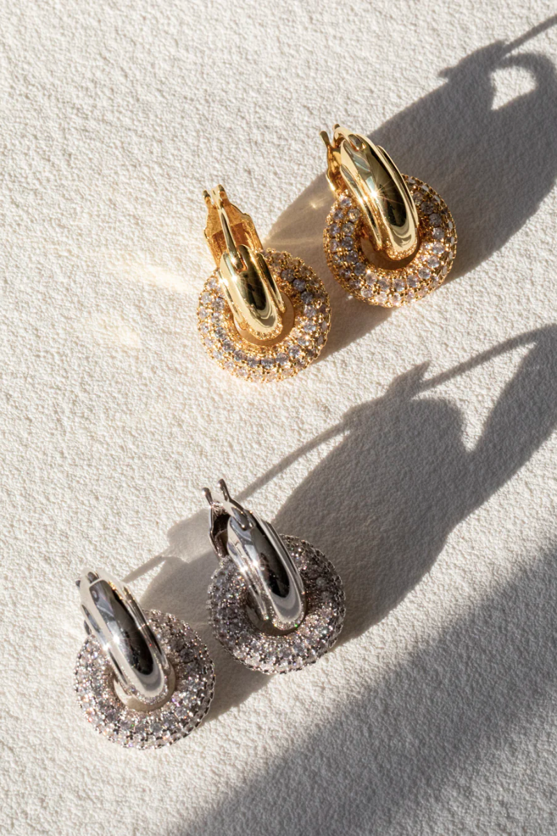 Silver Huggie Hoop Earrings – Hoops By Hand