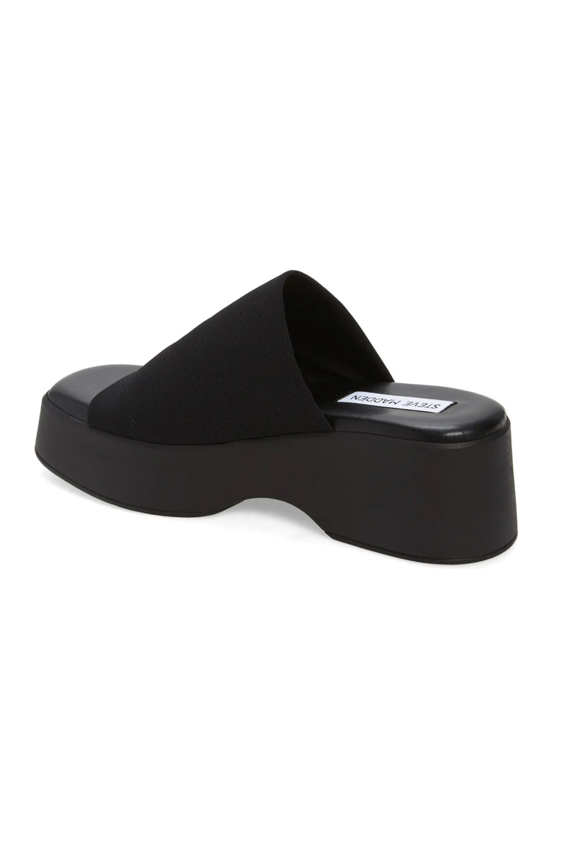 Steve Madden | Shoes | Steve Madden Black Pepe Lug Sole Platform Sandals |  Poshmark