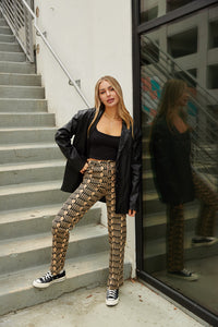 Paige Straight Metallic Pants • Shop American Threads Women's
