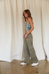 corset top and utility pants outfit - trendy women's fashion